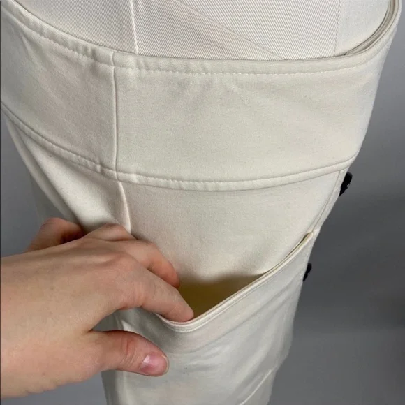 Diane von Furstenberg  ecru wrap skirt - Picture 4 of 11